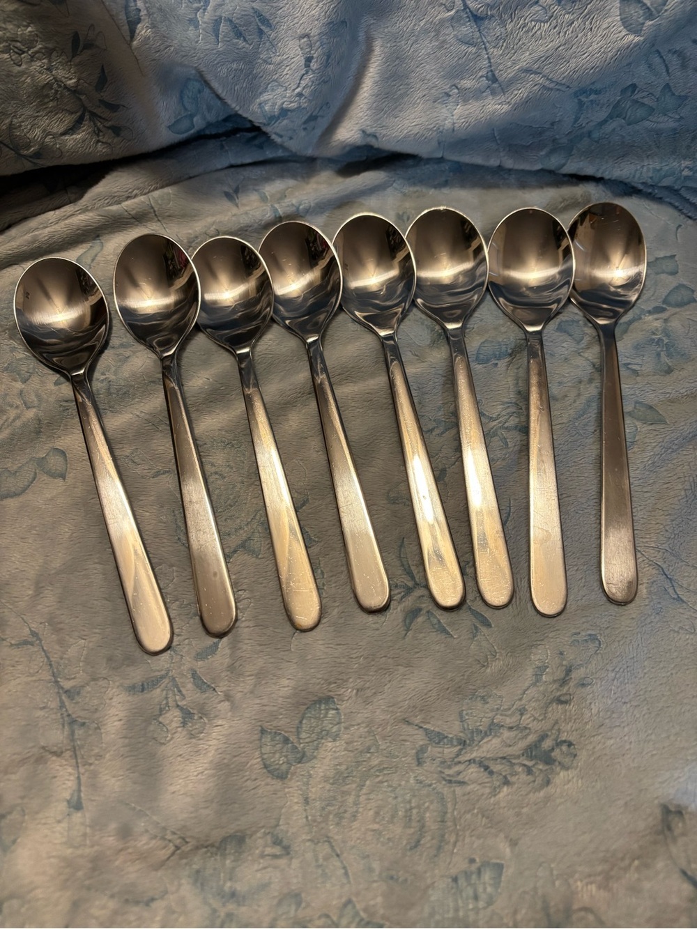 Stainless Steel Soup/Tablespoons- Set of 8, Silver IKEA FORNUFT PATTERN 22458